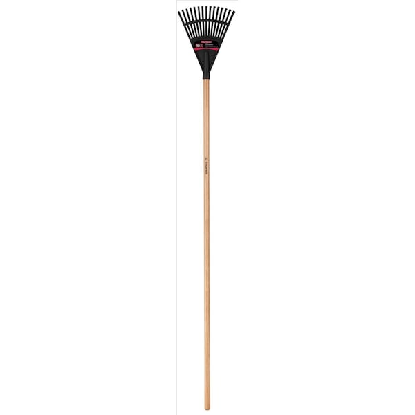 Truper Poly Poly Tru-Tough Shrub Rake, 15 Tines, 54-1/2 in L Wood Handle EP-15 - main